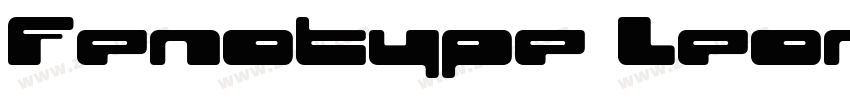 Fenotype Leonard字体转换